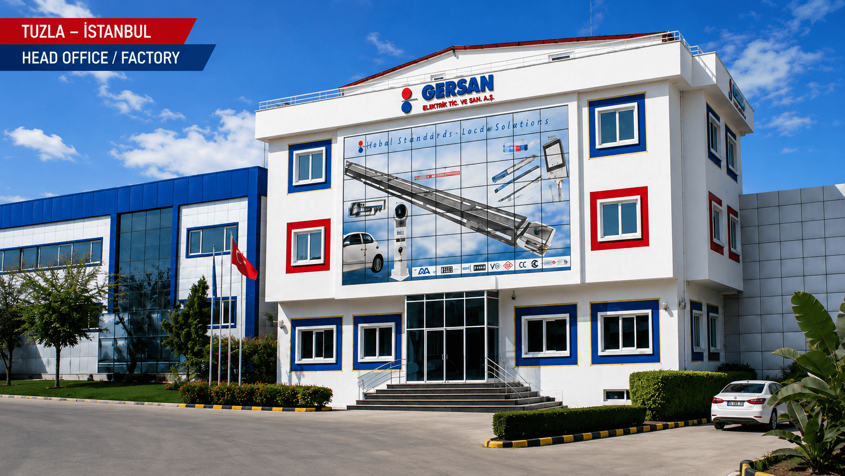 Exterior of the GERSAN electrical systems manufacturing facility in Türkiye