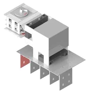 GS panel/transformer vertical elbow, left-right