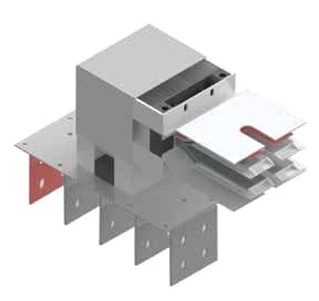 GS panel/transformer vertical elbow, right-left