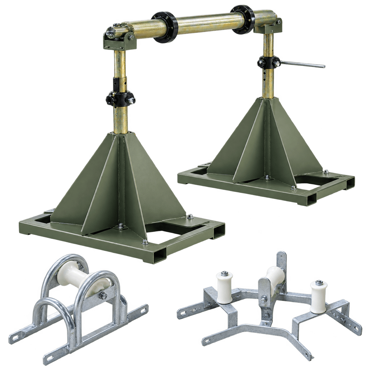 Gersan cable drum support equipment, product photograph