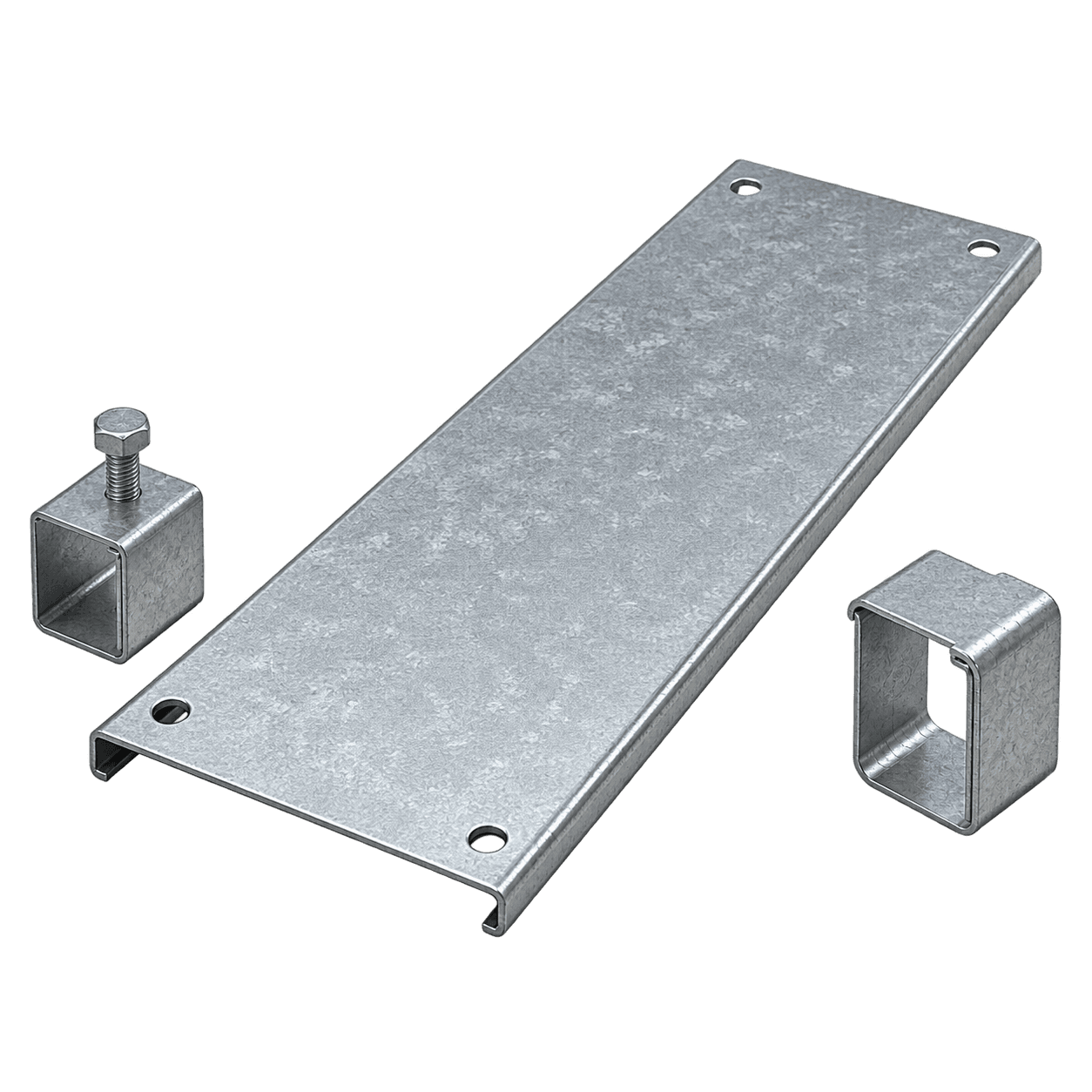 Gersan cable tray cover and cover clamp, product photograph