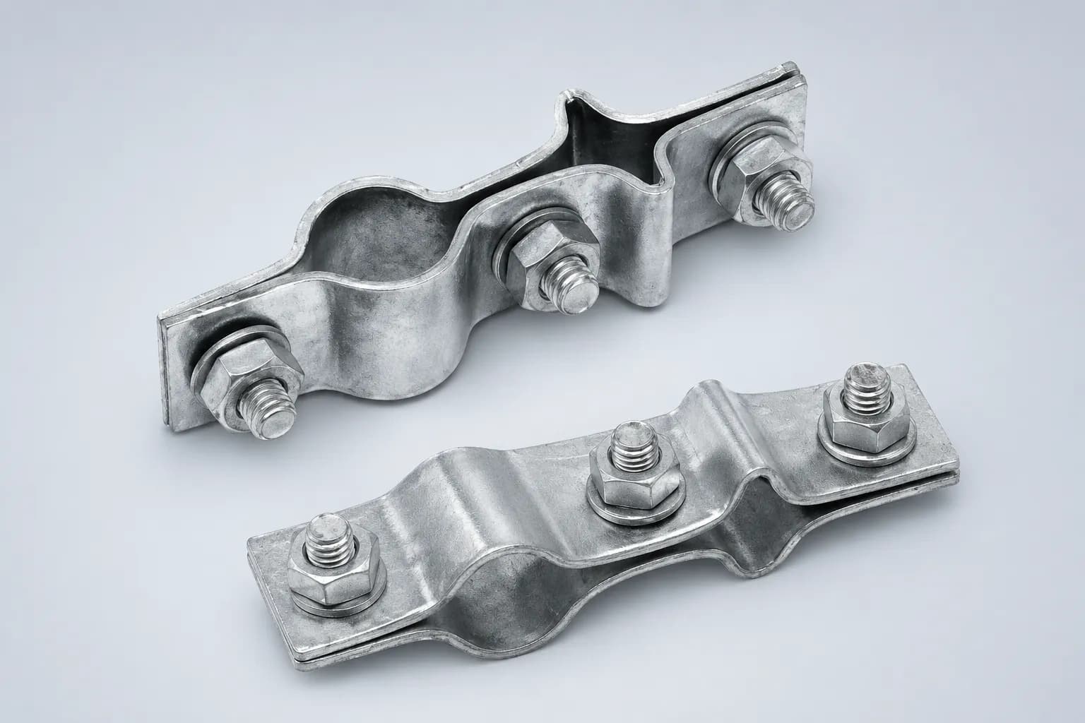 Gersan galvanized vertical fixing connector