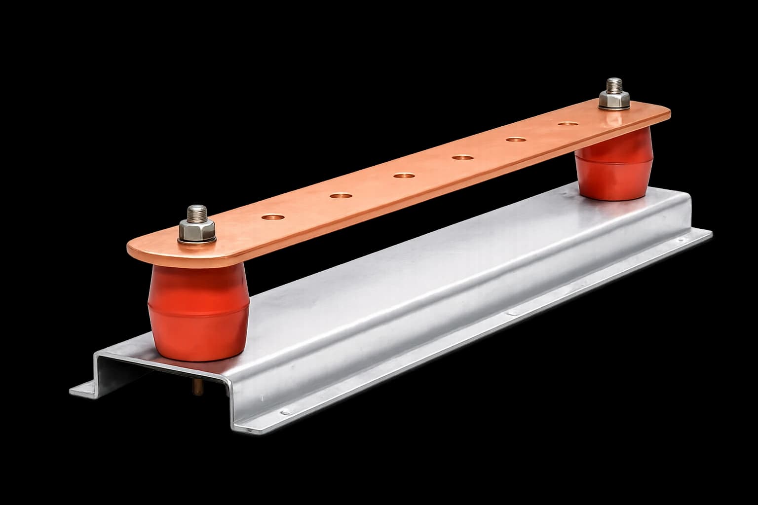 Gersan copper equipotential earth bar, GEB-T series