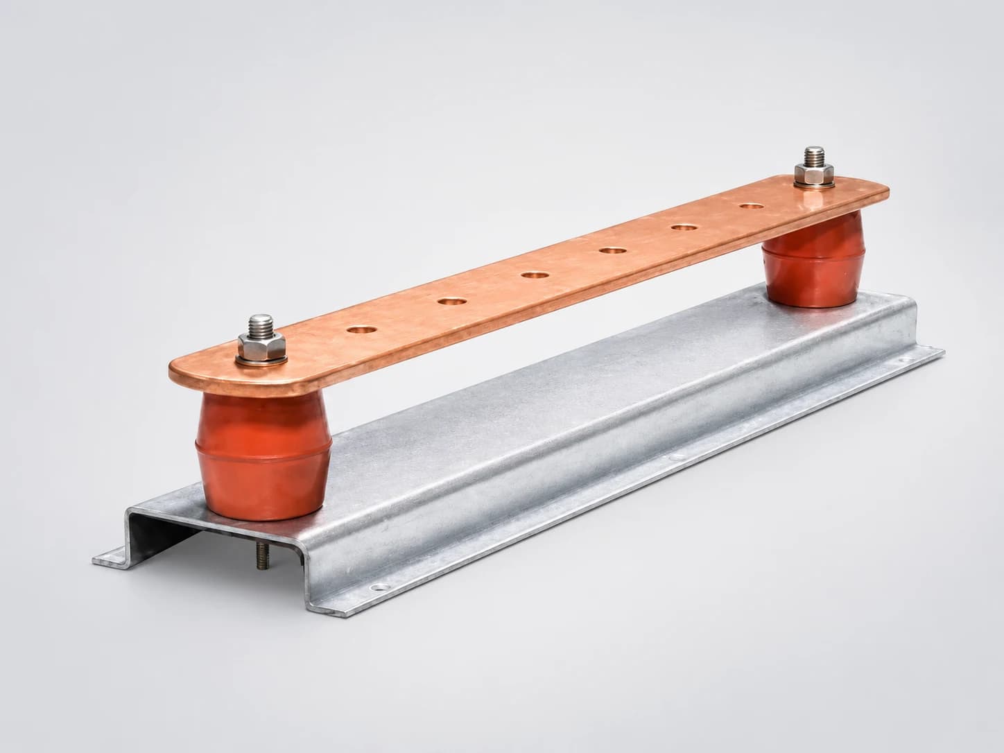 Gersan copper equipotential earth bar, GEB-T series