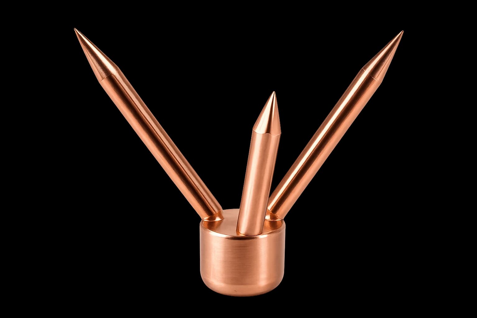 Gersan copper multiple-point air termination rod