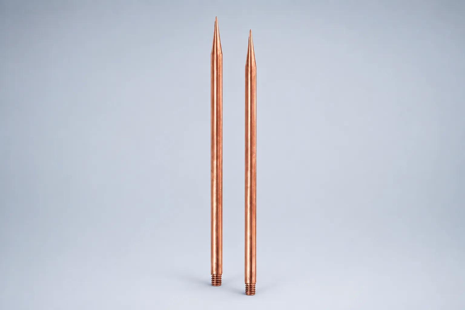 Gersan copper lightning arrester rods