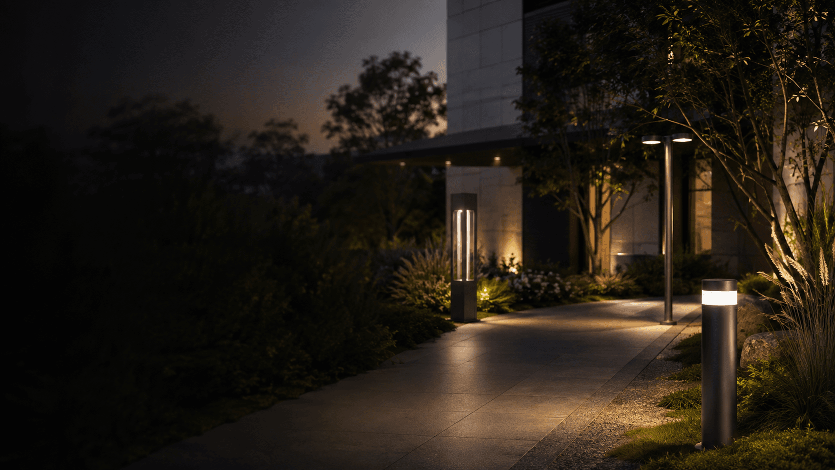 Decorative outdoor lighting application