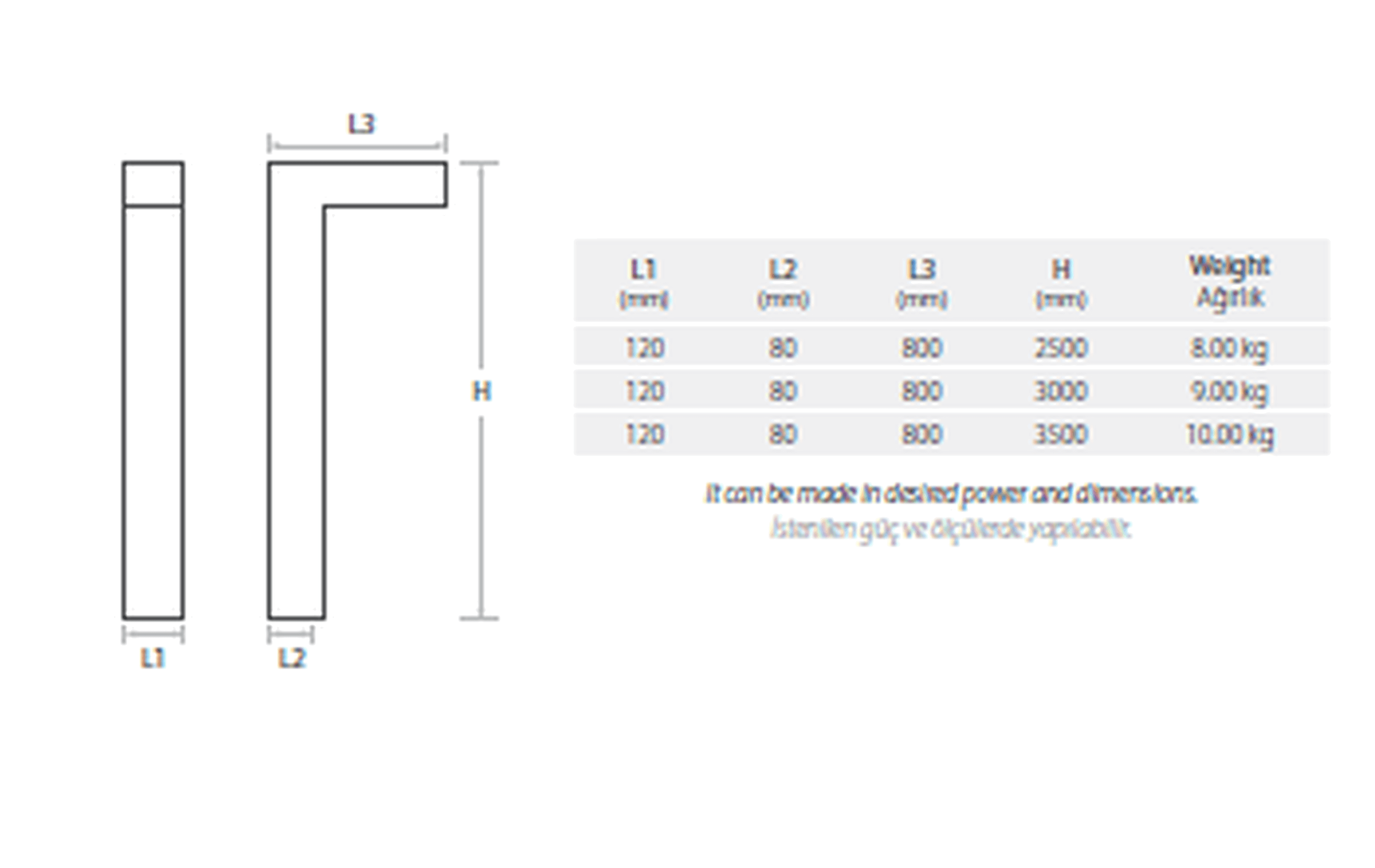 LDB-VK-LPO decorative pole catalogue technical drawing