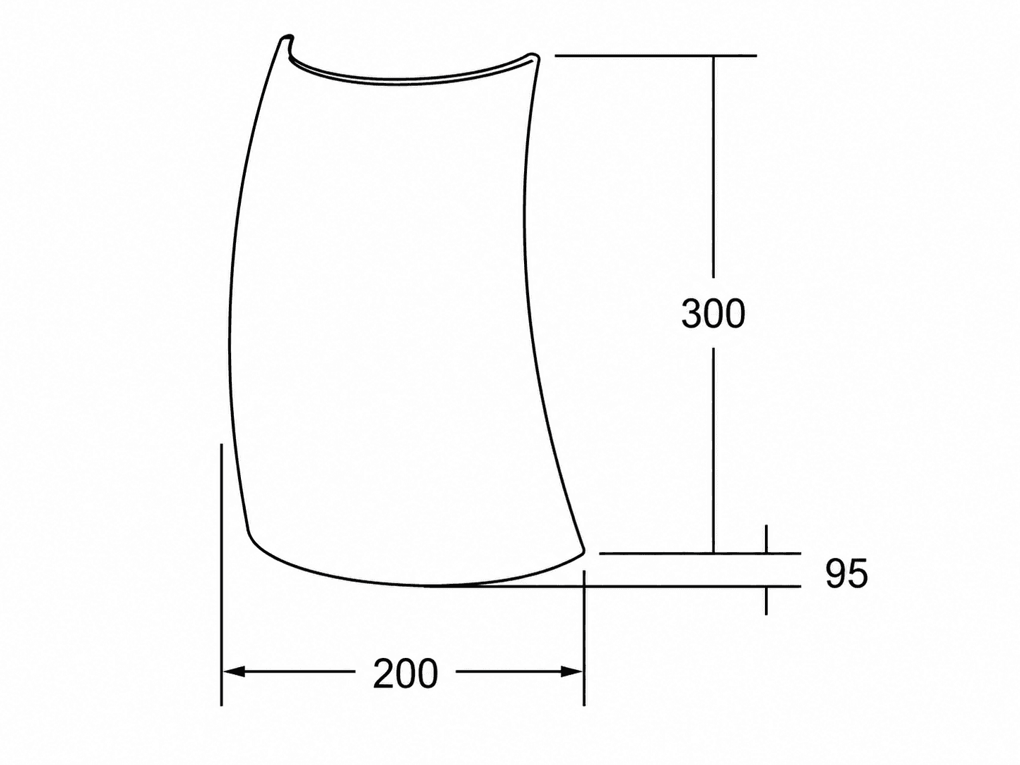 VL Decorative Series catalogue technical drawing