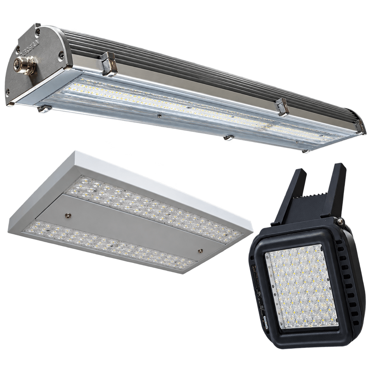 LEDBUS high-bay and floodlight luminaires from the Industrial & High-Bay Lighting range