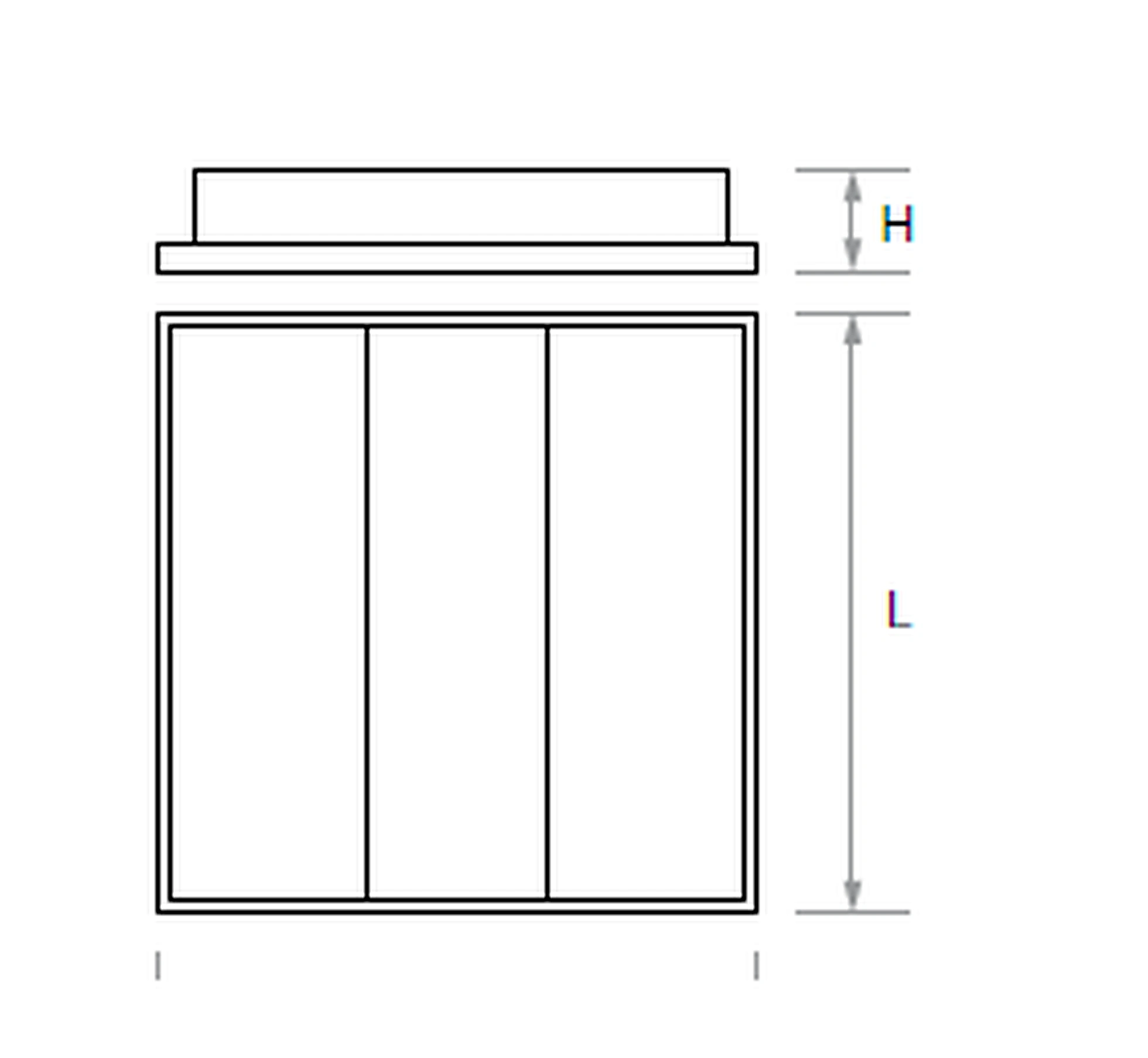 DRPNL Series technical drawing