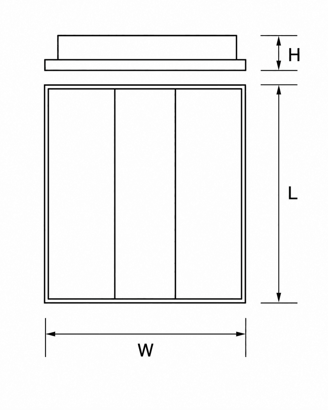 IPNL Series technical drawing