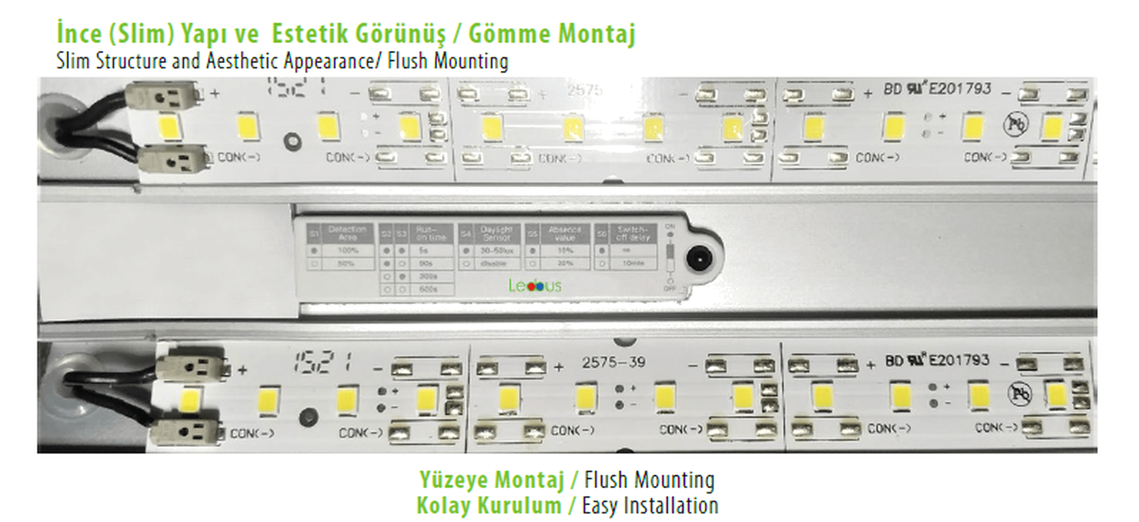 Catalogue LED module installation detail for LED-BUS StepDIM Waterproof