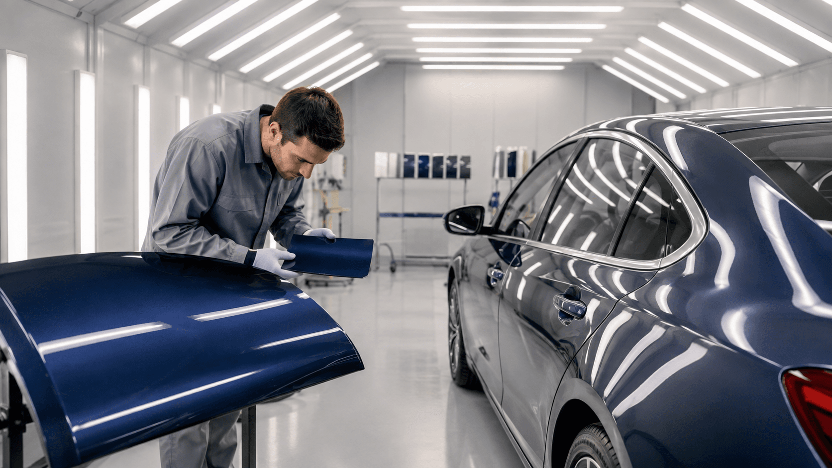 AUTO-LED pre-paint surface-inspection application