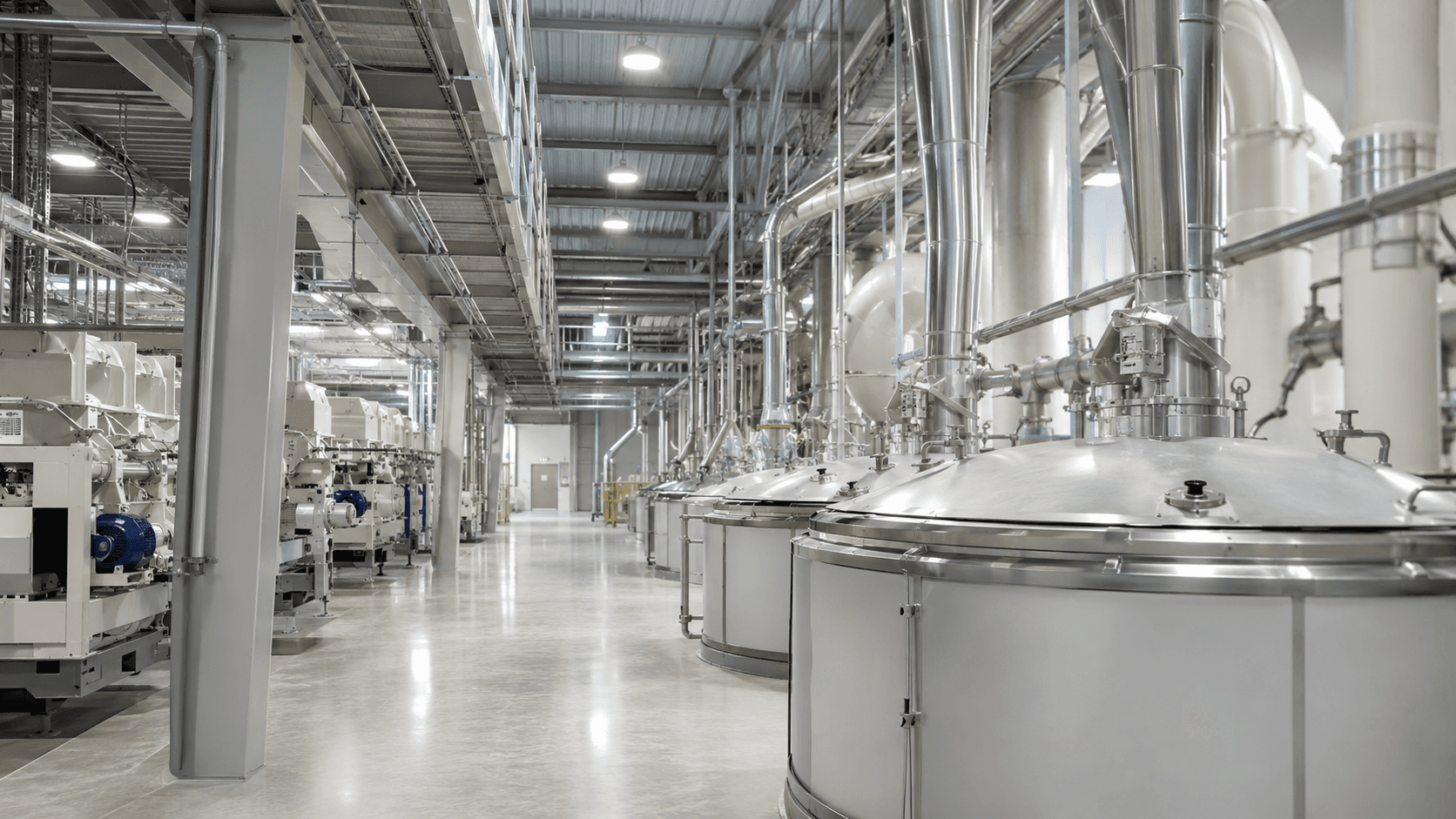 Flour mill and dye-plant Exproof lighting application
