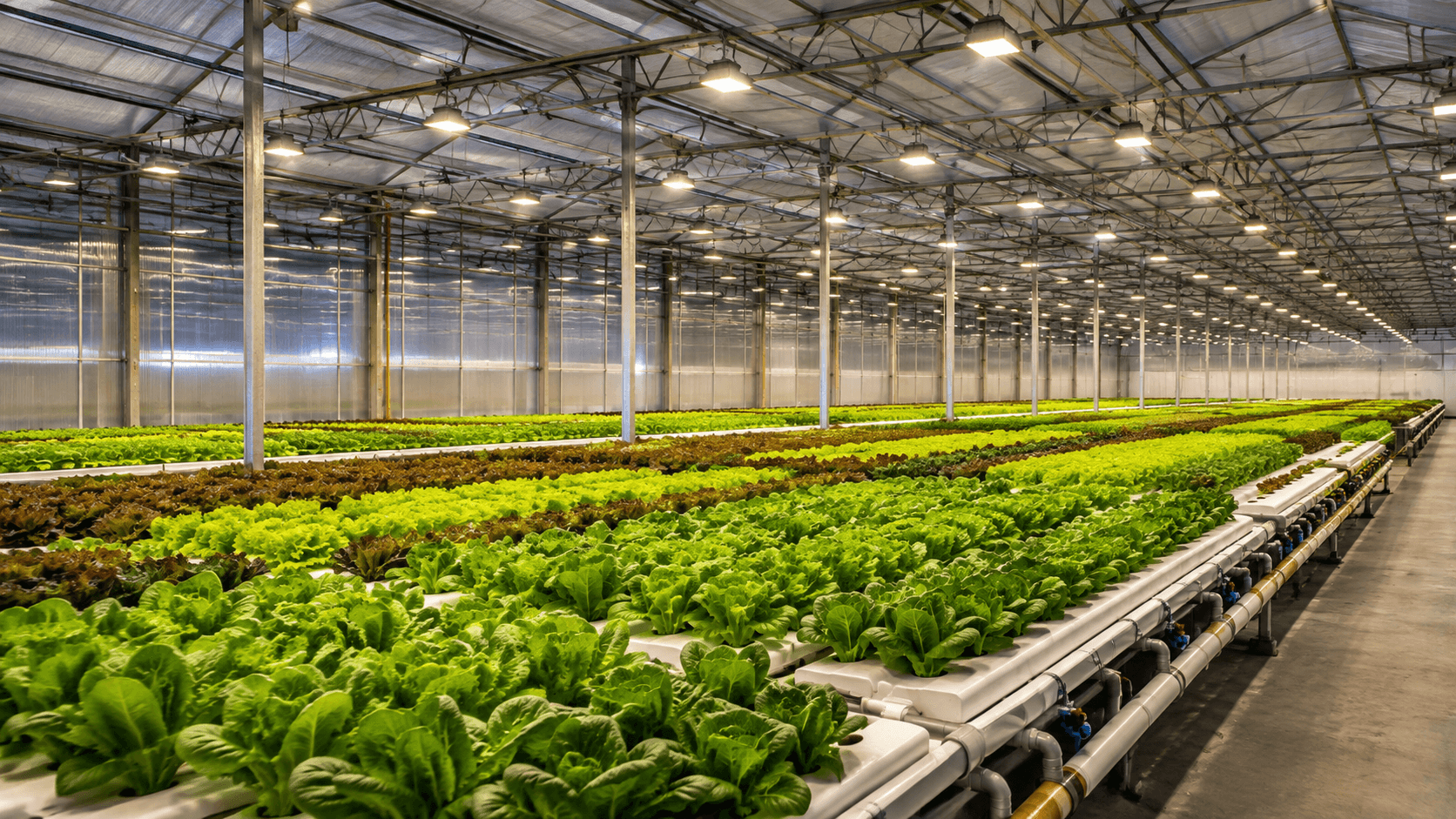 Vegetable production under SERA-LED greenhouse lighting
