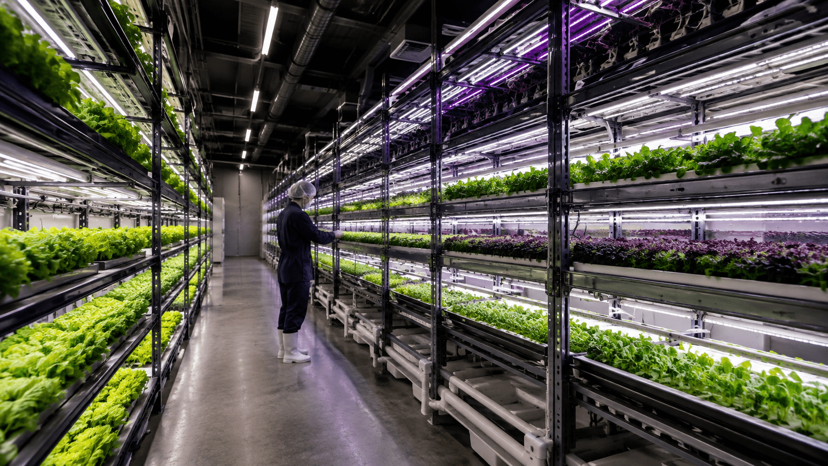 Controlled growing environment illuminated for plant cultivation