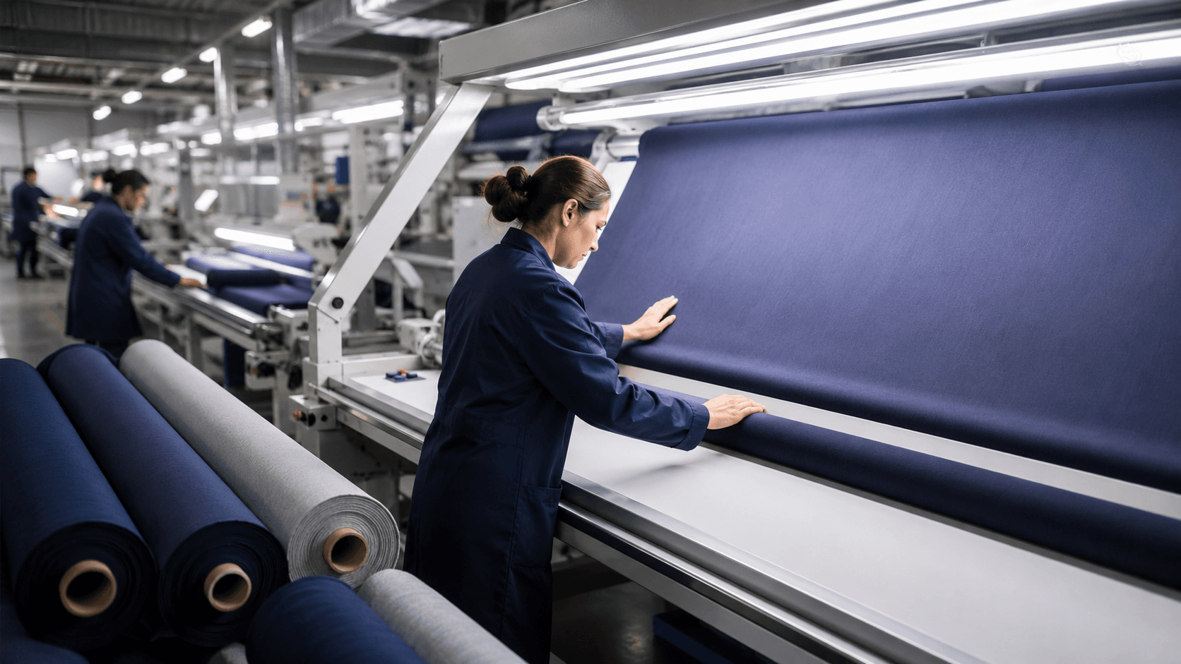 Thread inspection under specialised TEX-LED lighting