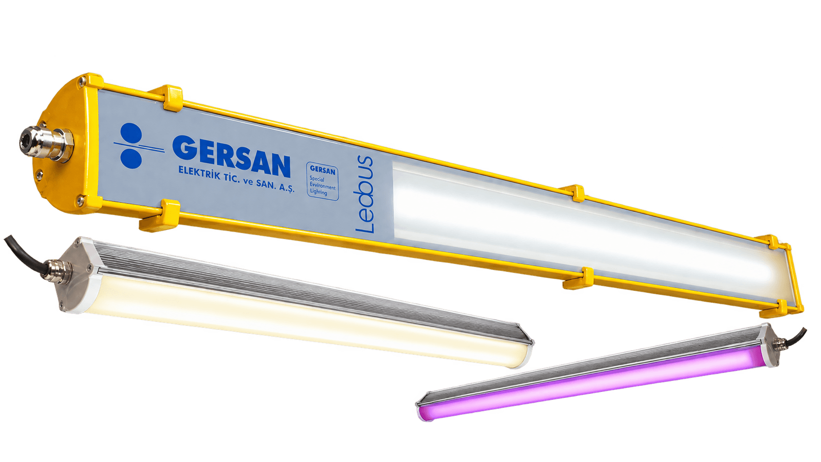 GERSAN Exproof, Sera-LED, TEX-LED and AUTO-LED product families